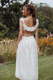 Elwyn Maxi Dress White Broderie