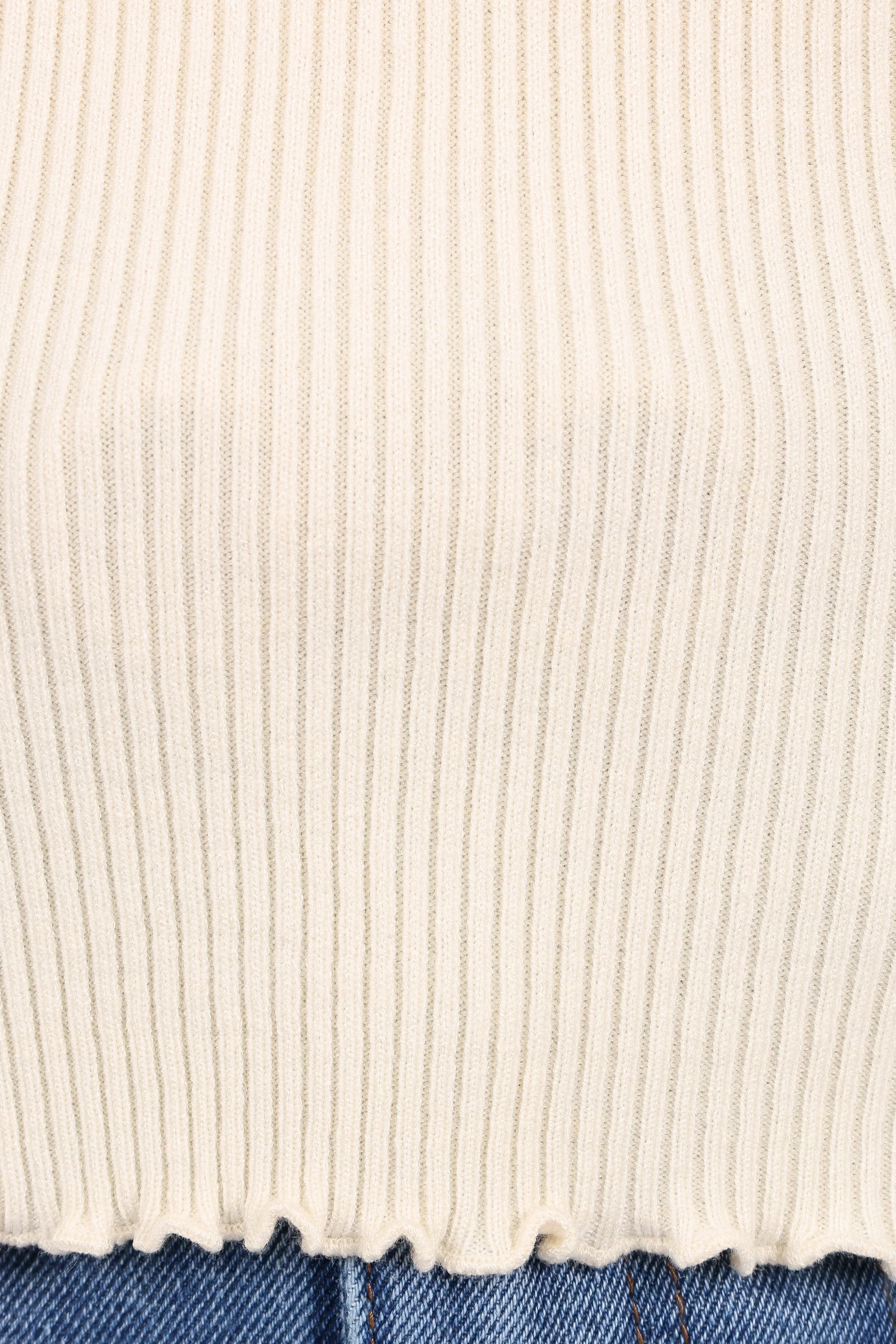 Kirsten Knit Top Cream