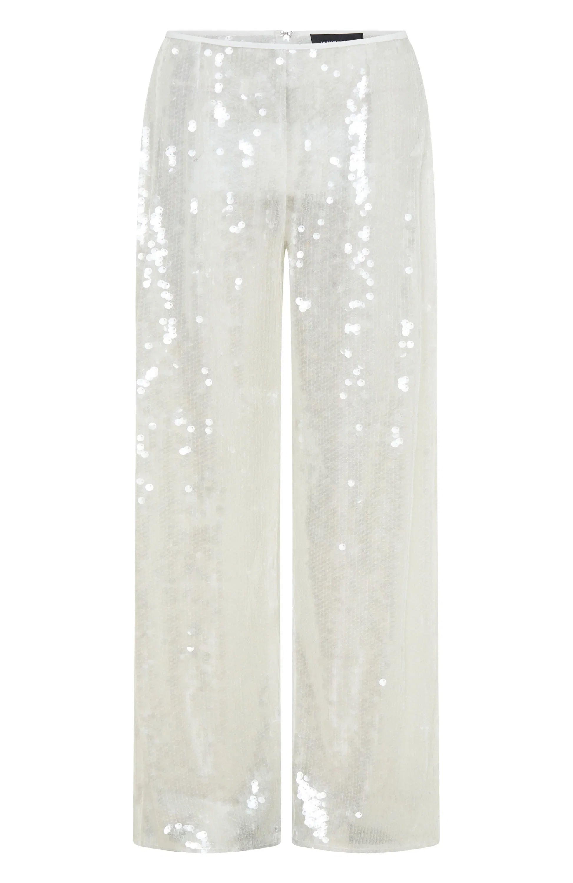 Caught Up In It Sequin Pants White