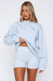 Love You Forever Bike Shorts Baby Blue