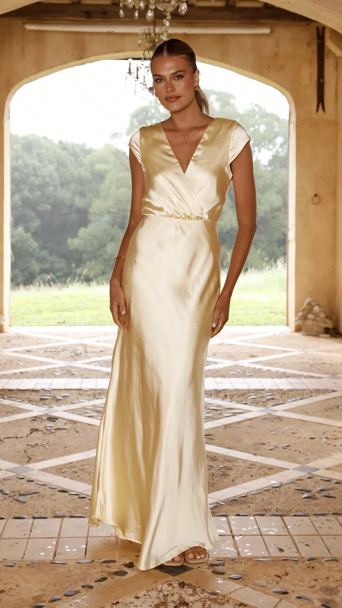 Selma Maxi Dress Yellow