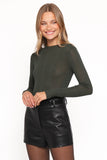 Fable Leather Shorts Black