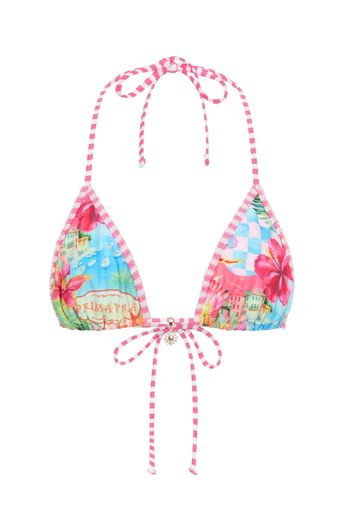 Sorella Beaded Bikini Top Island Time