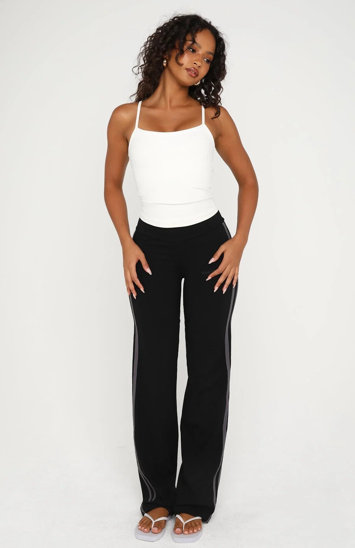 Almost Ready Straight Leg Pants Black