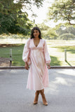 Ilyana Long Sleeve Maxi Dress Pink