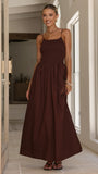Gena Maxi Dress Chocolate
