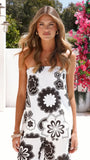 Vela Strapless Top Midnight Garden