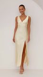 Taylor Maxi Dress Lemon