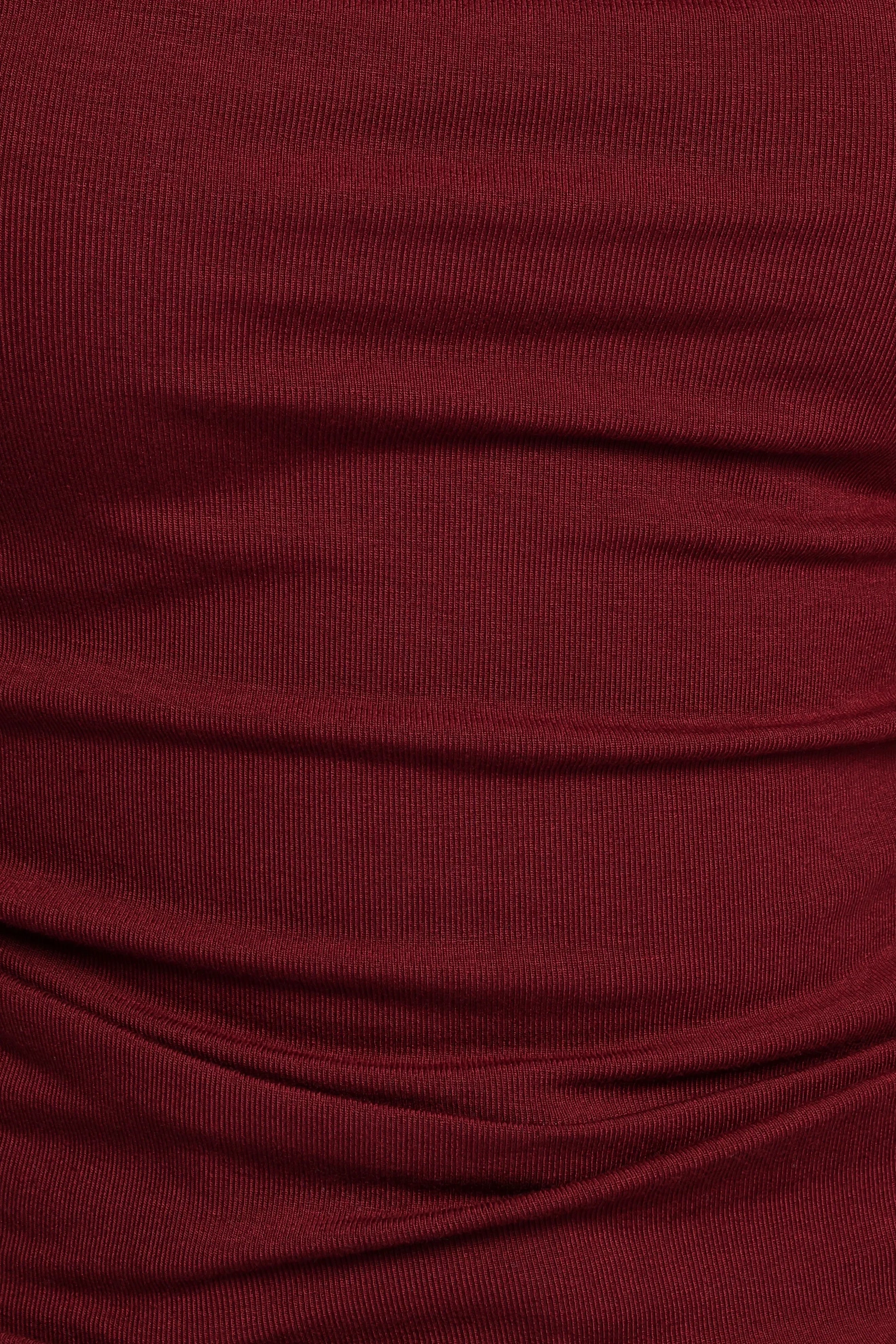Cer Knit Top Cherry Chocolate