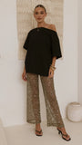 Zinnia Sequins Pant Khaki