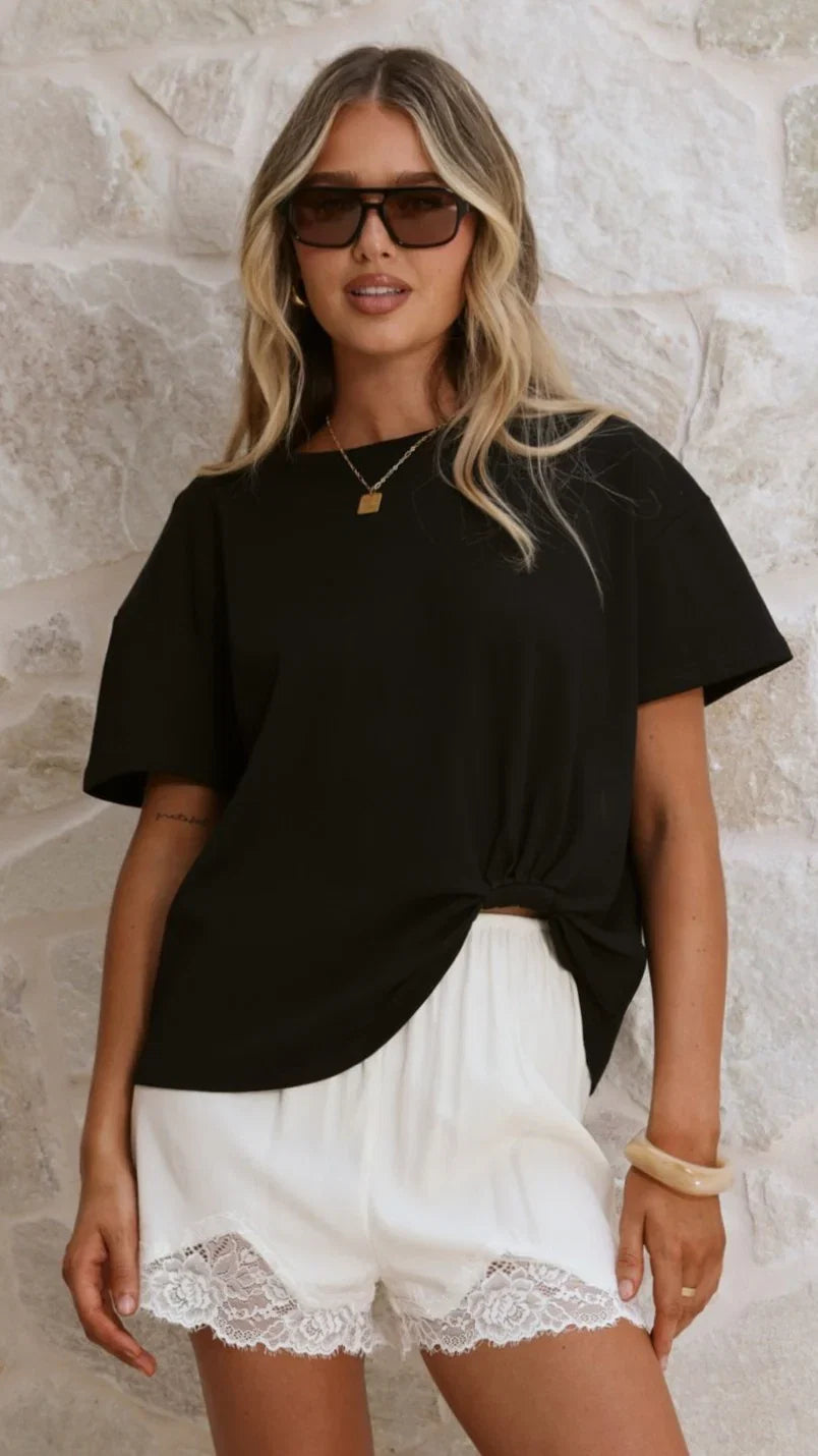 Aria Tee Black