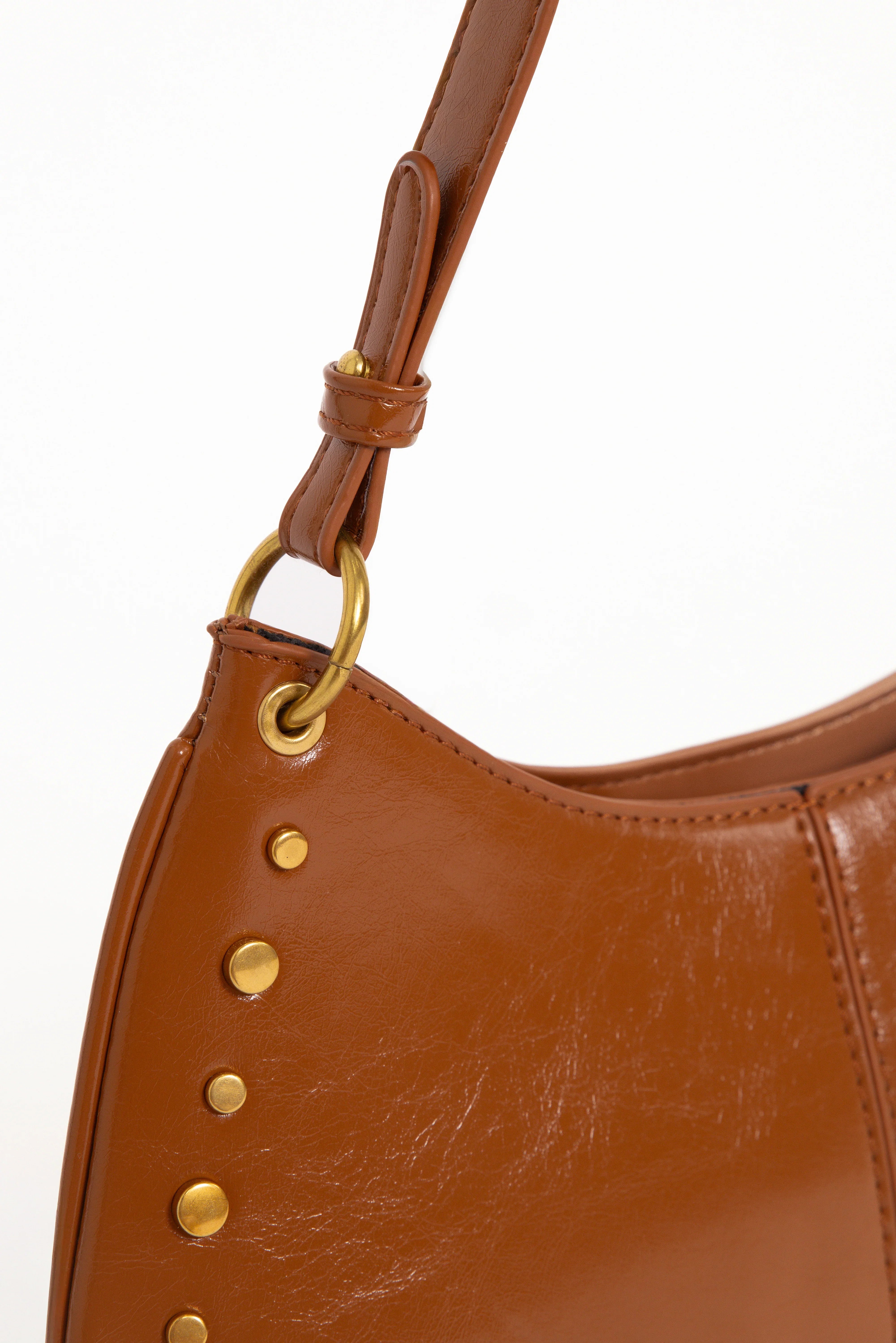 Celia Studded Bag Tan