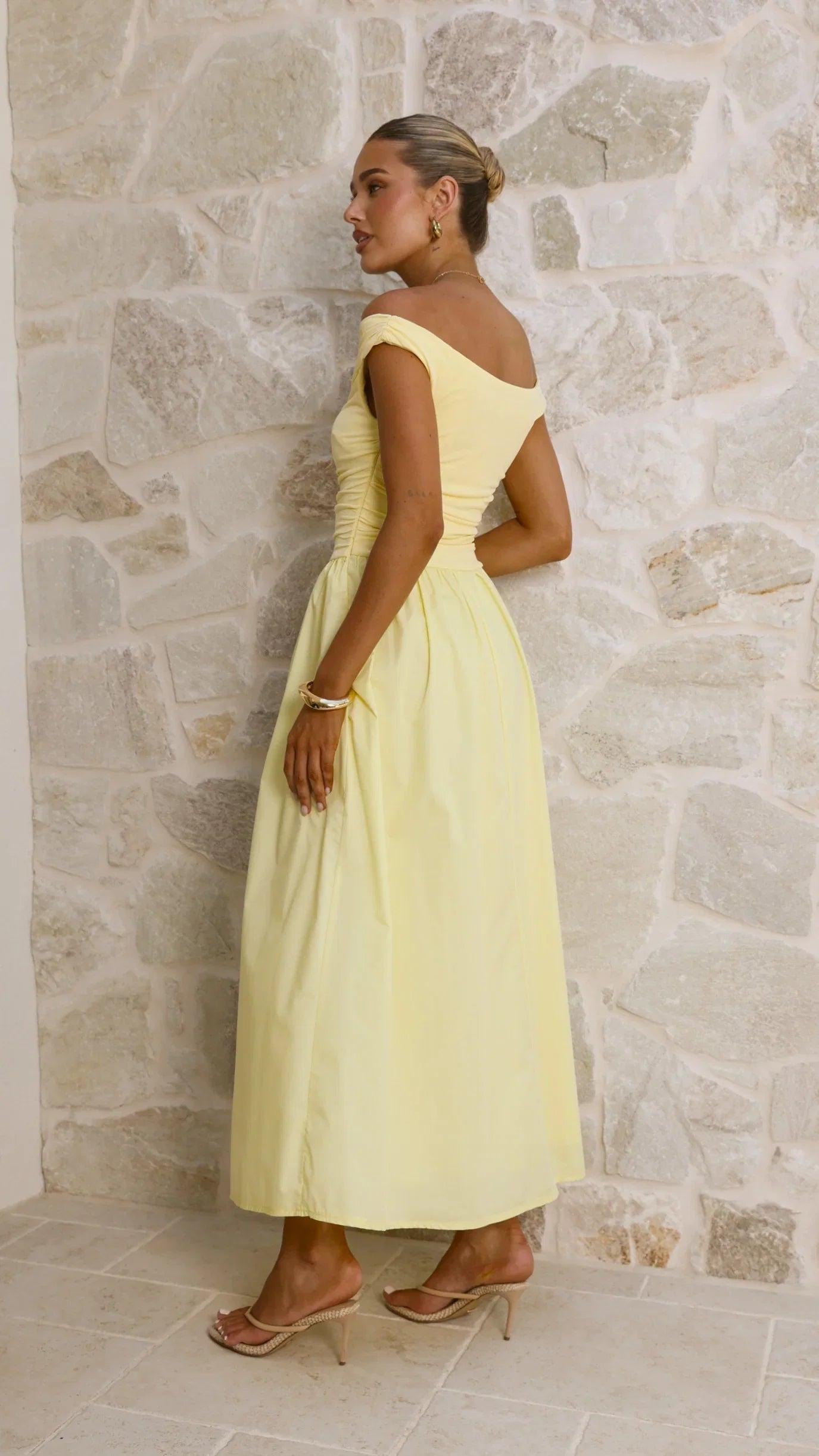 Immy Midi Dress Yellow