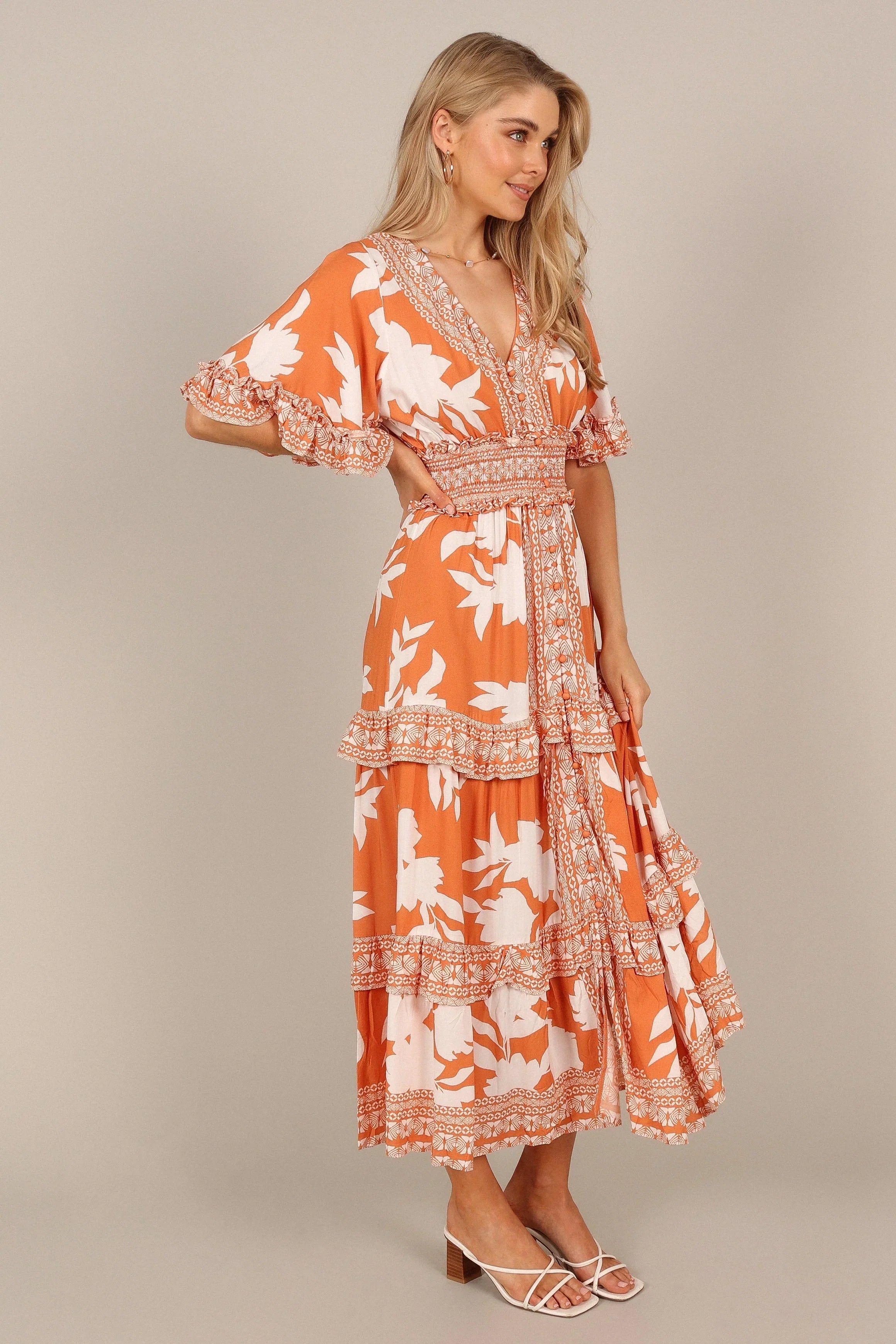 Silvio Maxi Dress Orange