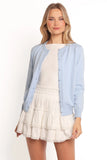 Bliss Cardigan Pale Blue