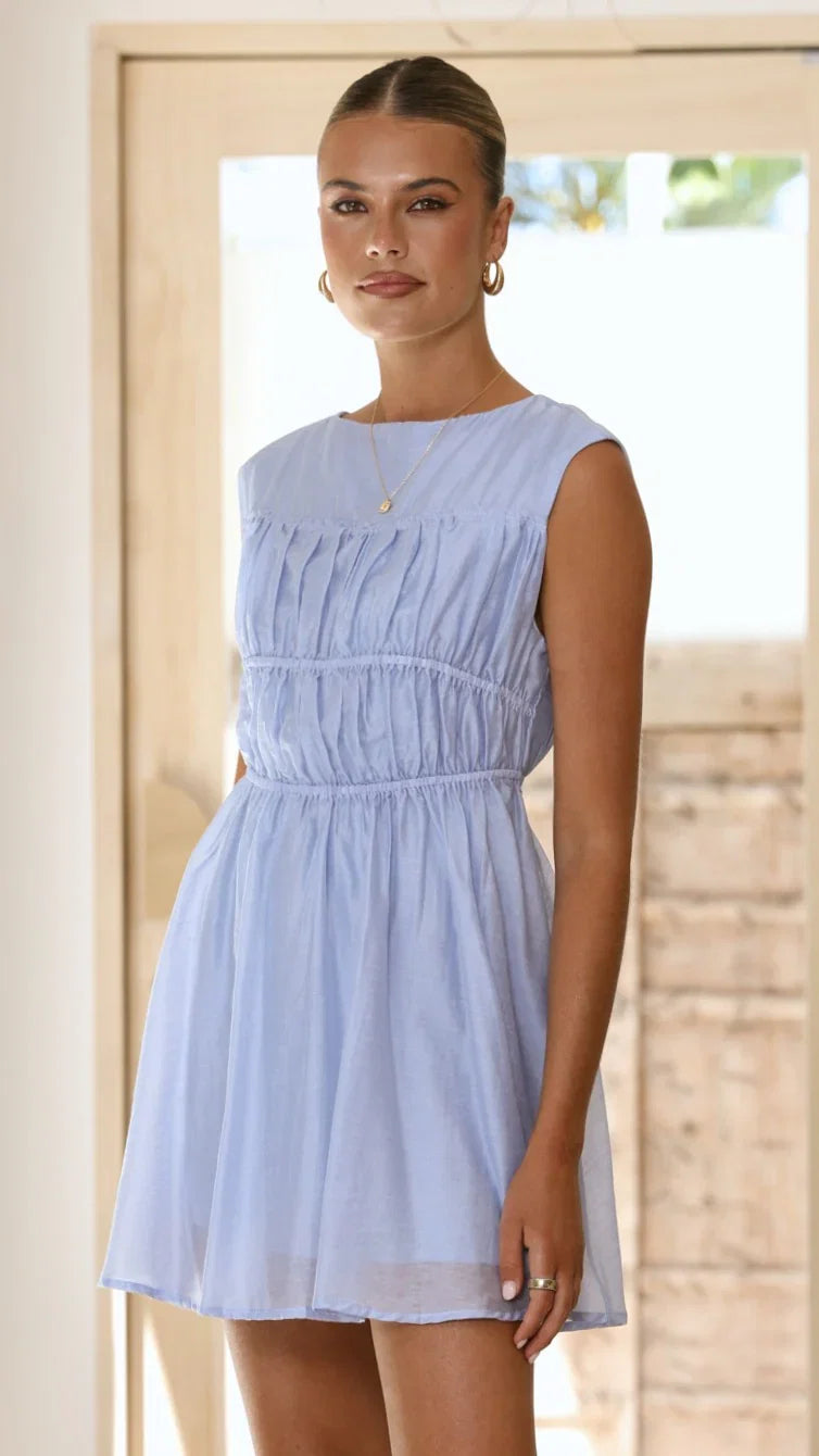 Masha Mini Dress Blue