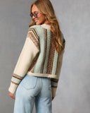 Emberglow Colorblock Cardigan