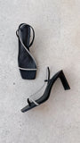 Kaye Heels Black Diamante