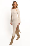 Edina Midi Dress White