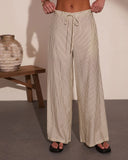 Radiant Horizon Striped Wide Leg Pants