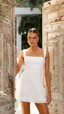 Nadalia Mini Dress White