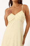 Maddie Maxi Dress Butter Yellow