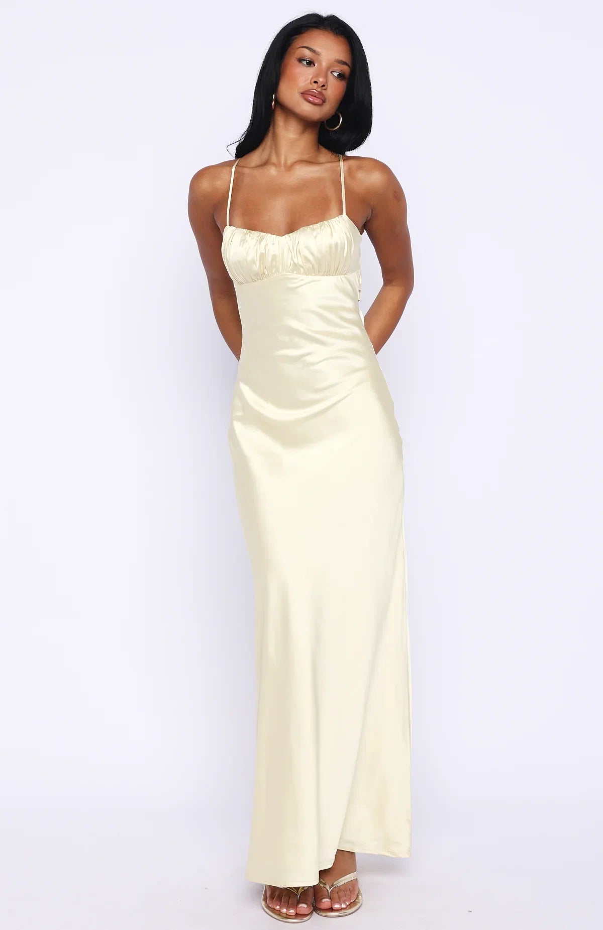 Change Locations Maxi Dress Lemon