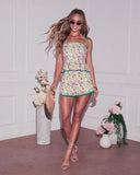 All In Floral Crop Top