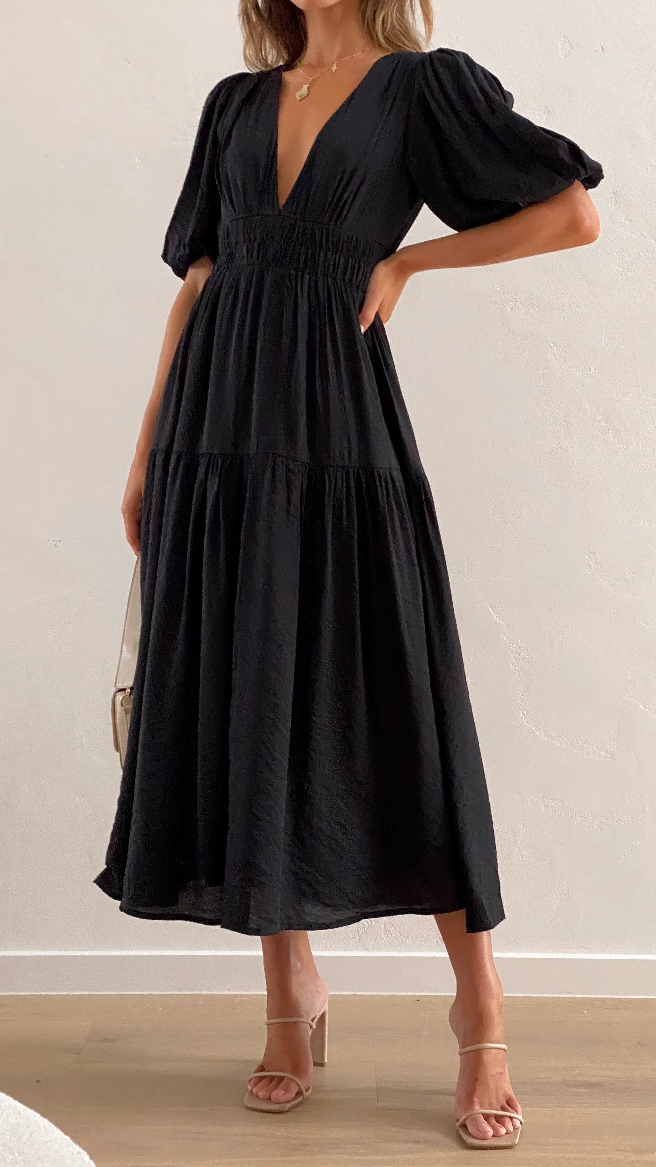 Erin Midi Dress Black