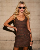 Lizabeth Tweed Mini Dress