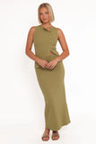 Adeline Two Piece Set Olive Green