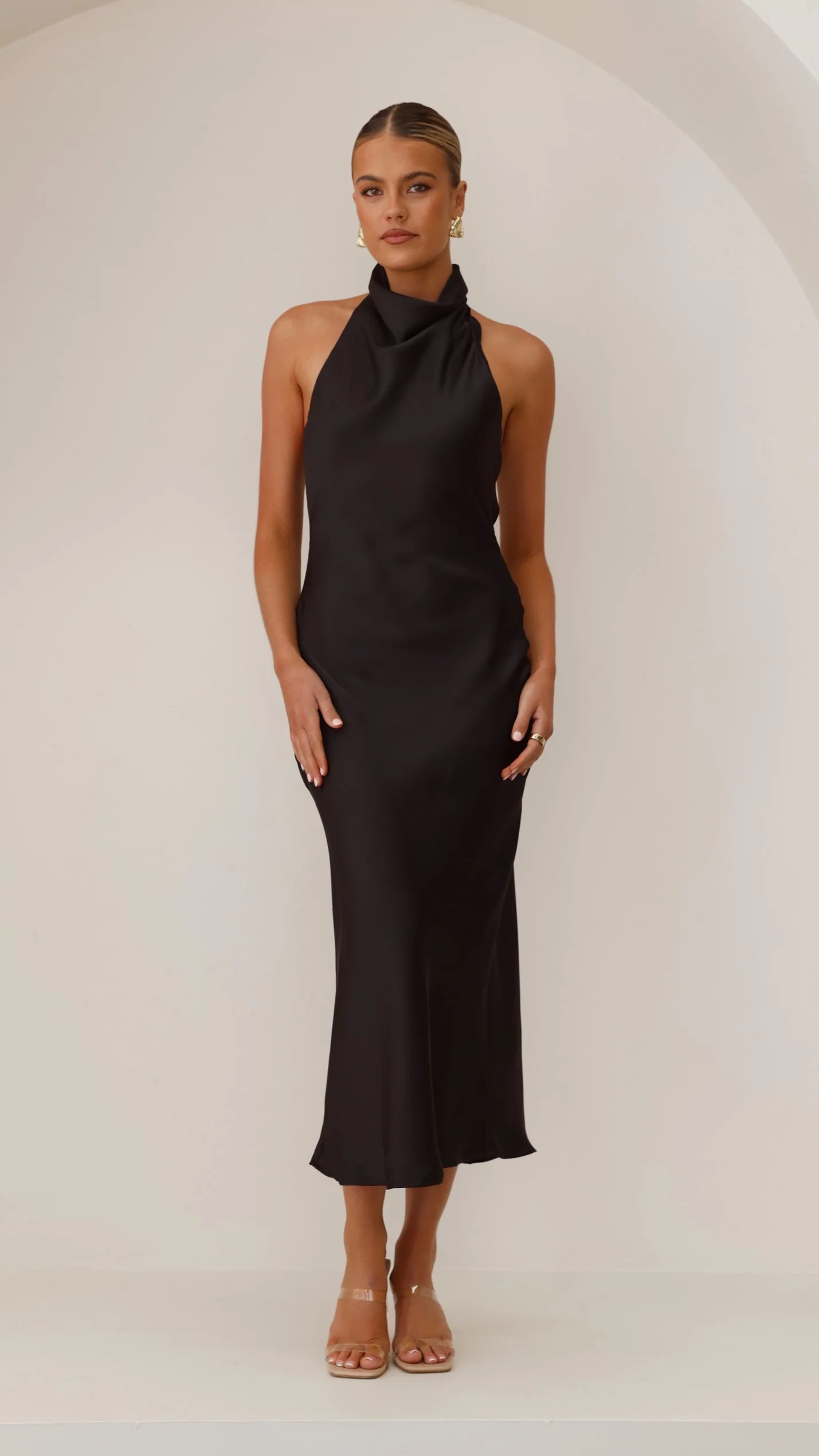 Rina Midi Dress Black