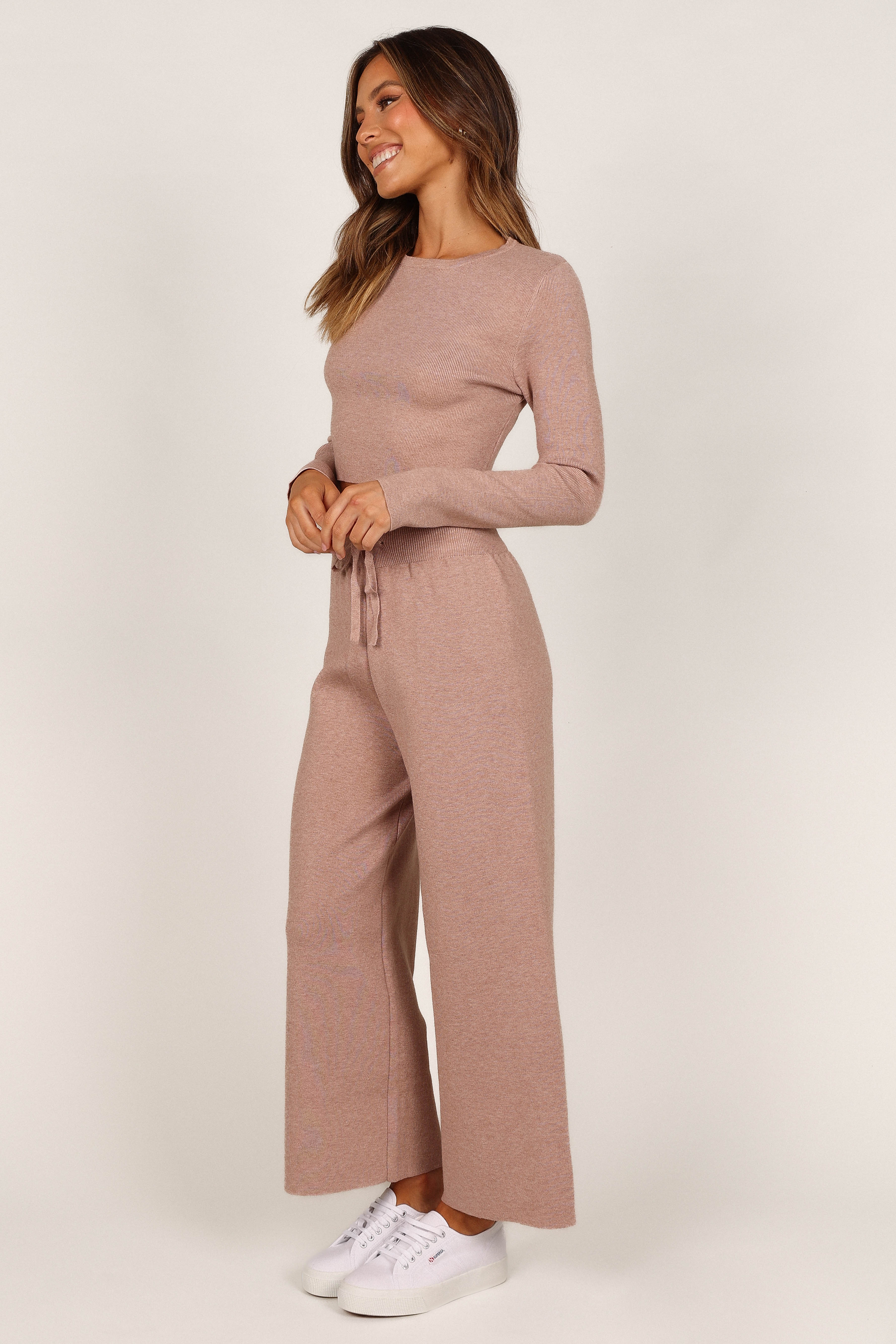 Ayers Long Sleeve Set Mocha