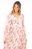 Vayla Maxi Dress Pink Rose