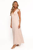 Bette Midi Dress Red Polka Dot