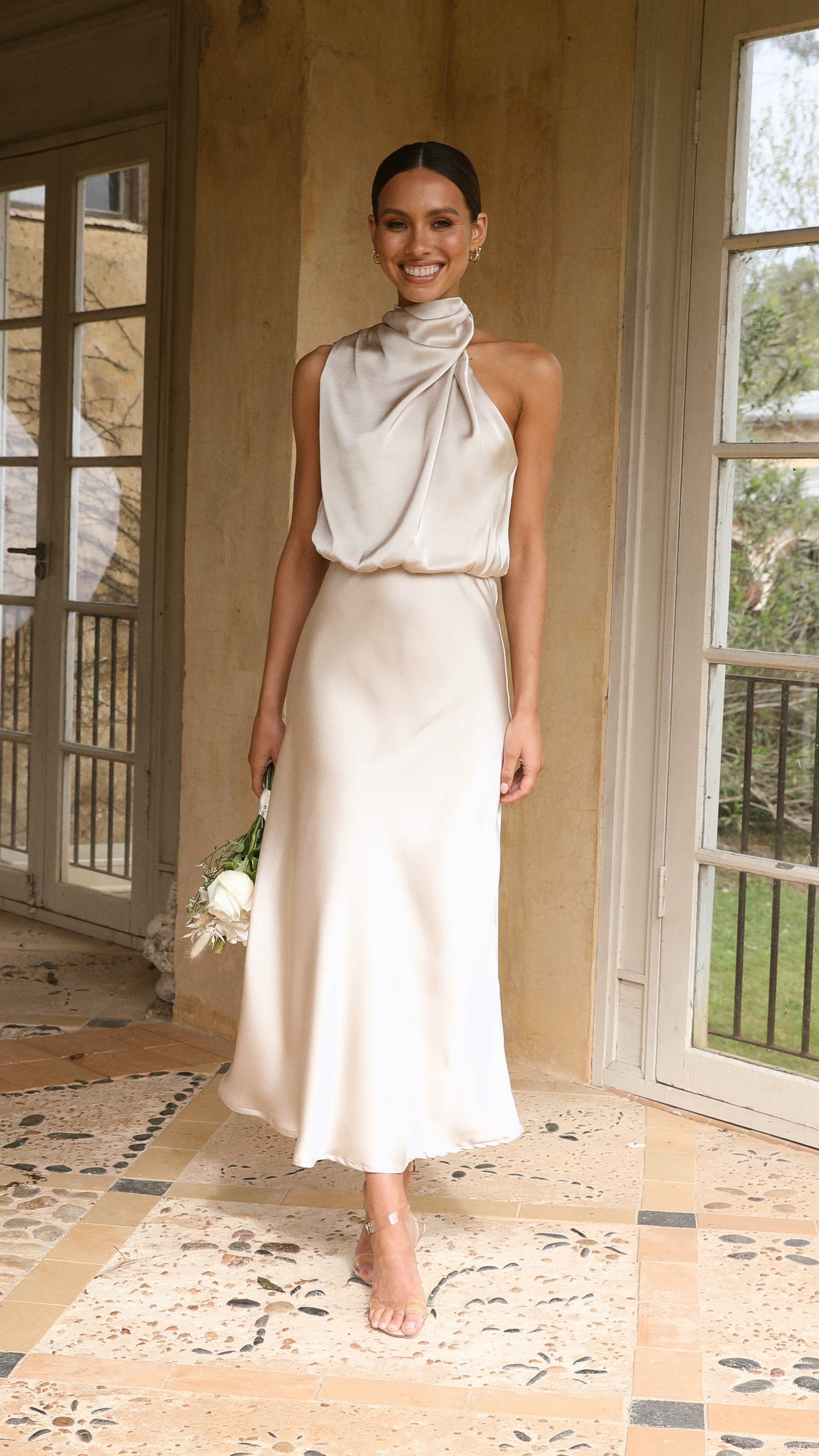 Esther Maxi Dress Champagne
