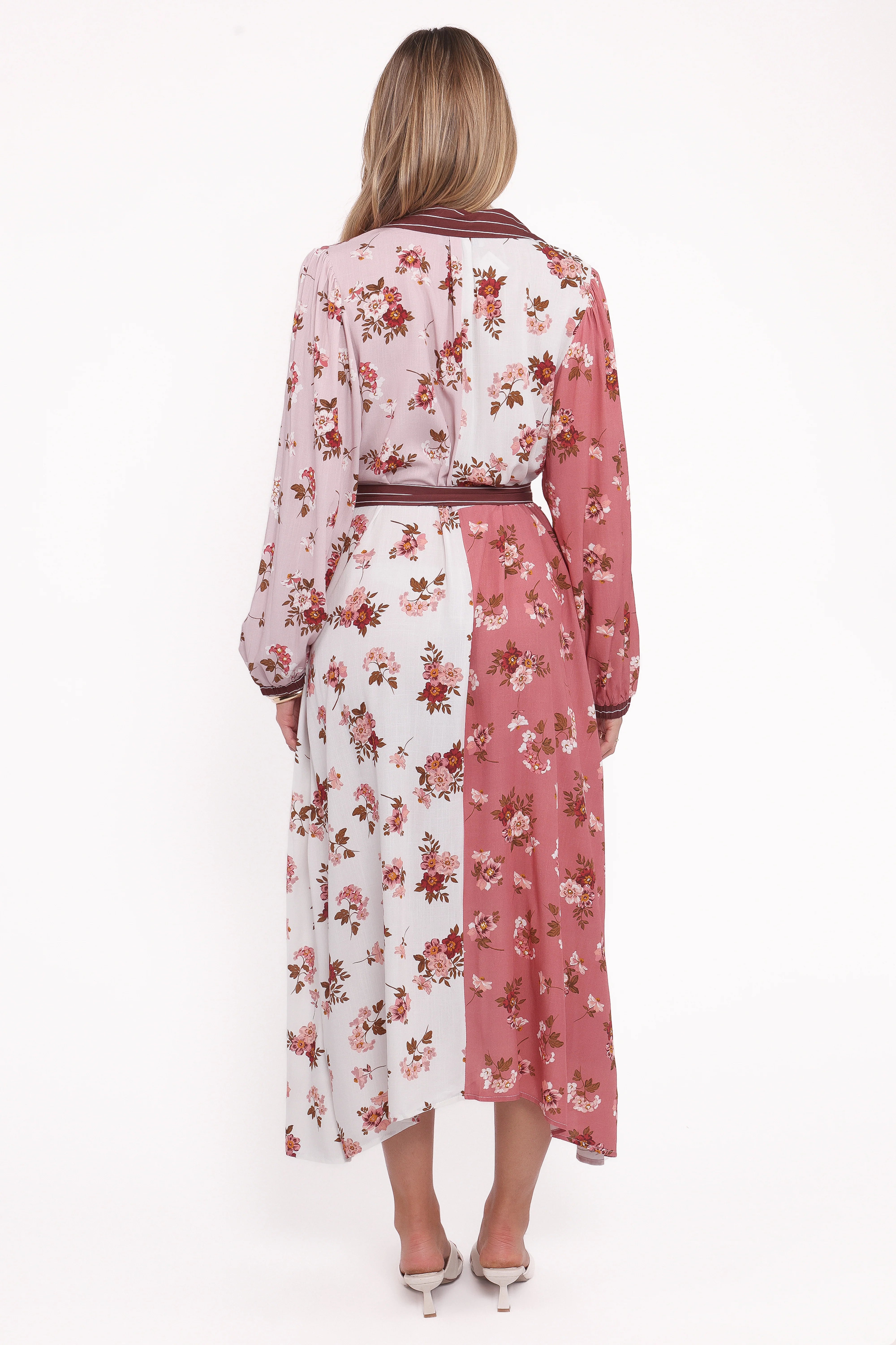 Maiden Long Sleeve Midi Dress First Blush