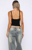 Get Even Tank Top Black