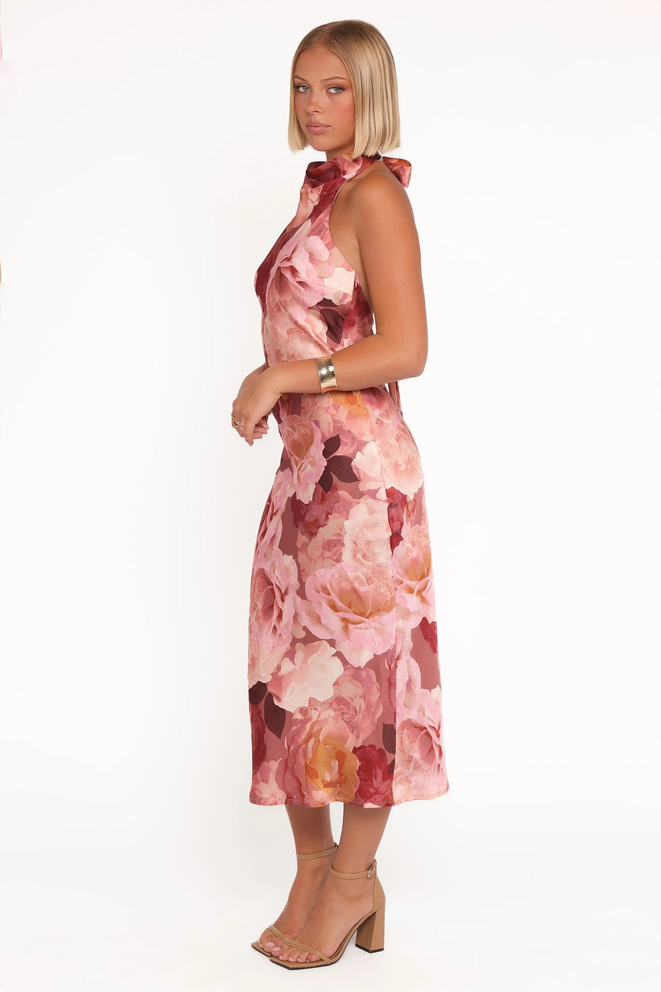 Lovett Maxi Halter Dress Botanical Garden