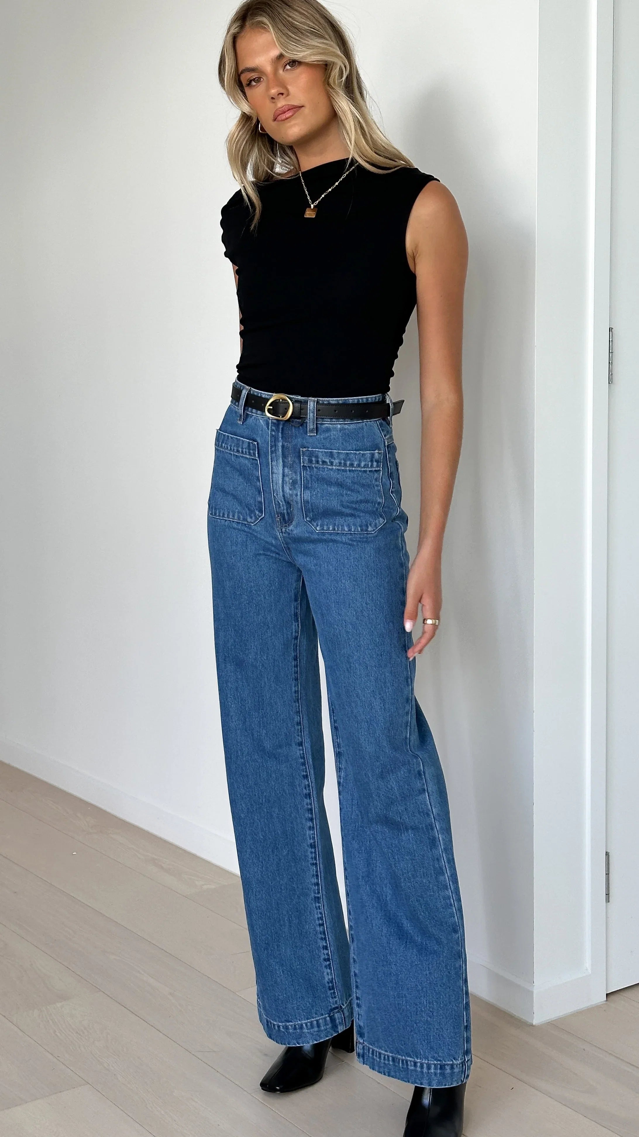 Rollas Sailor Jean Long Ashley Blue