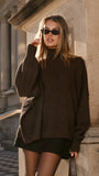 Harita Knitted Sweater Chocolate