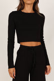 Ayers Long Sleeve Set Black