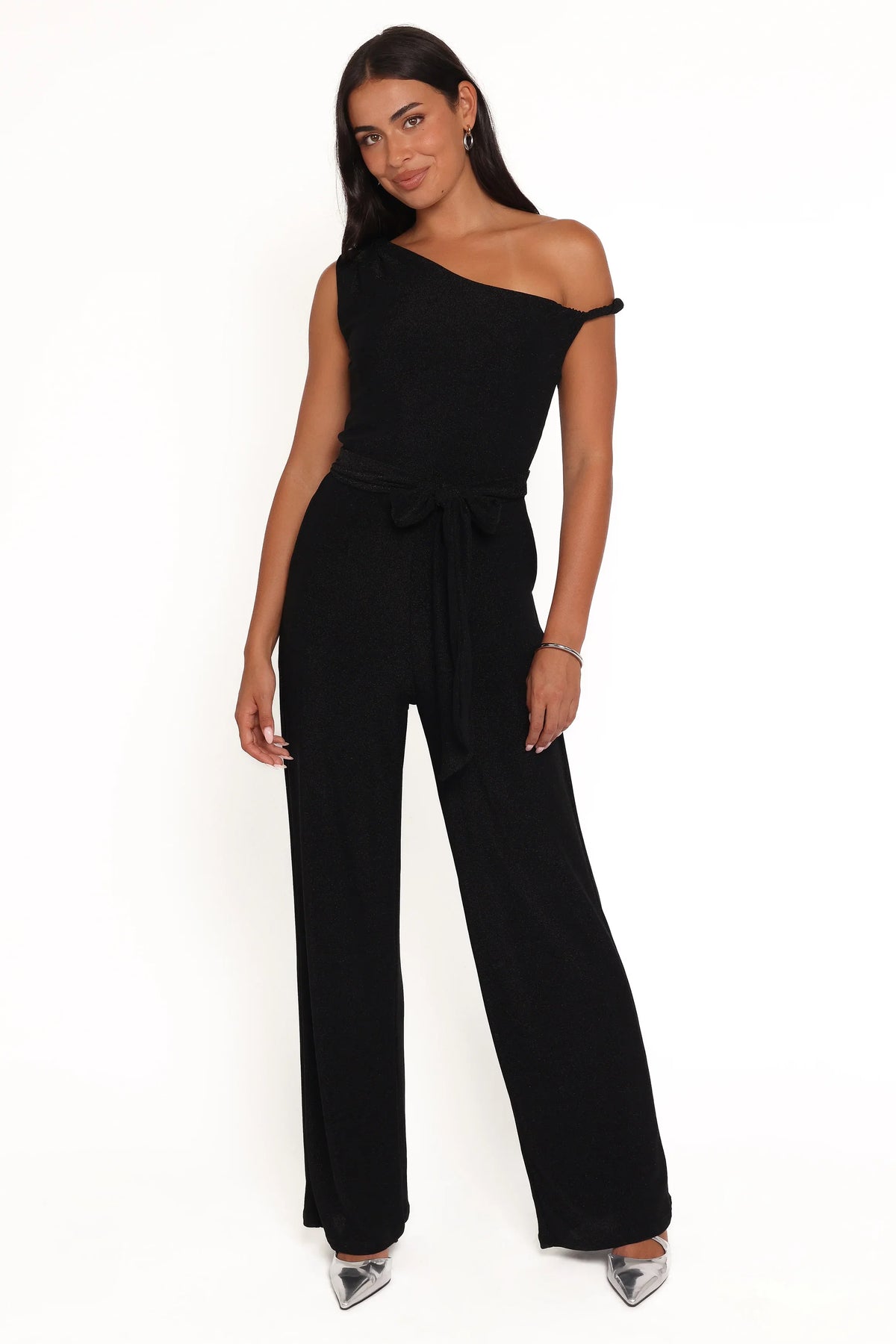 Katarina Off Shoulder Jumpsuit Black