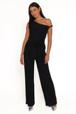 Katarina Off Shoulder Jumpsuit Black