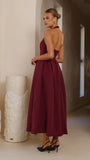 Kristen Maxi Dress Wine