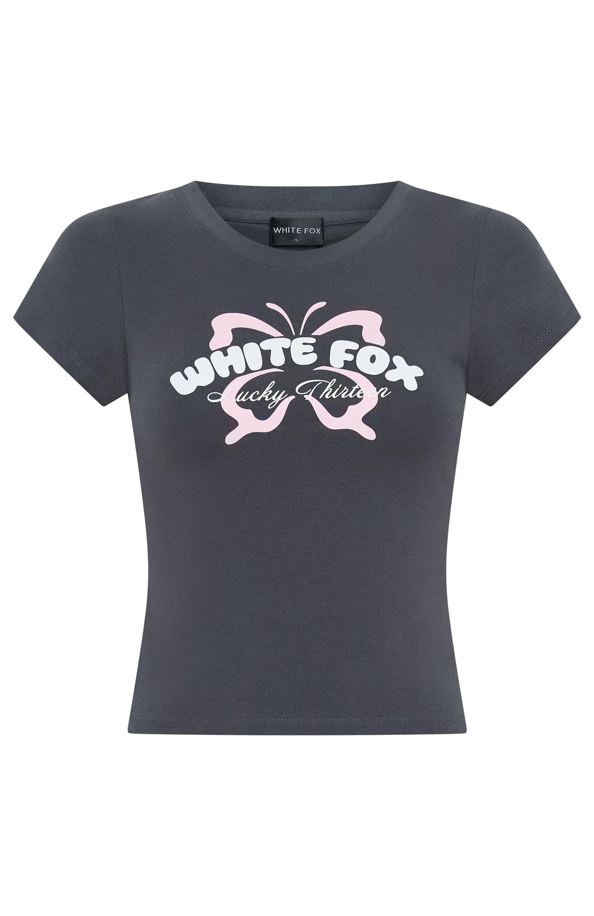 Lucky Thirteen Audrina Baby Tee Volcanic