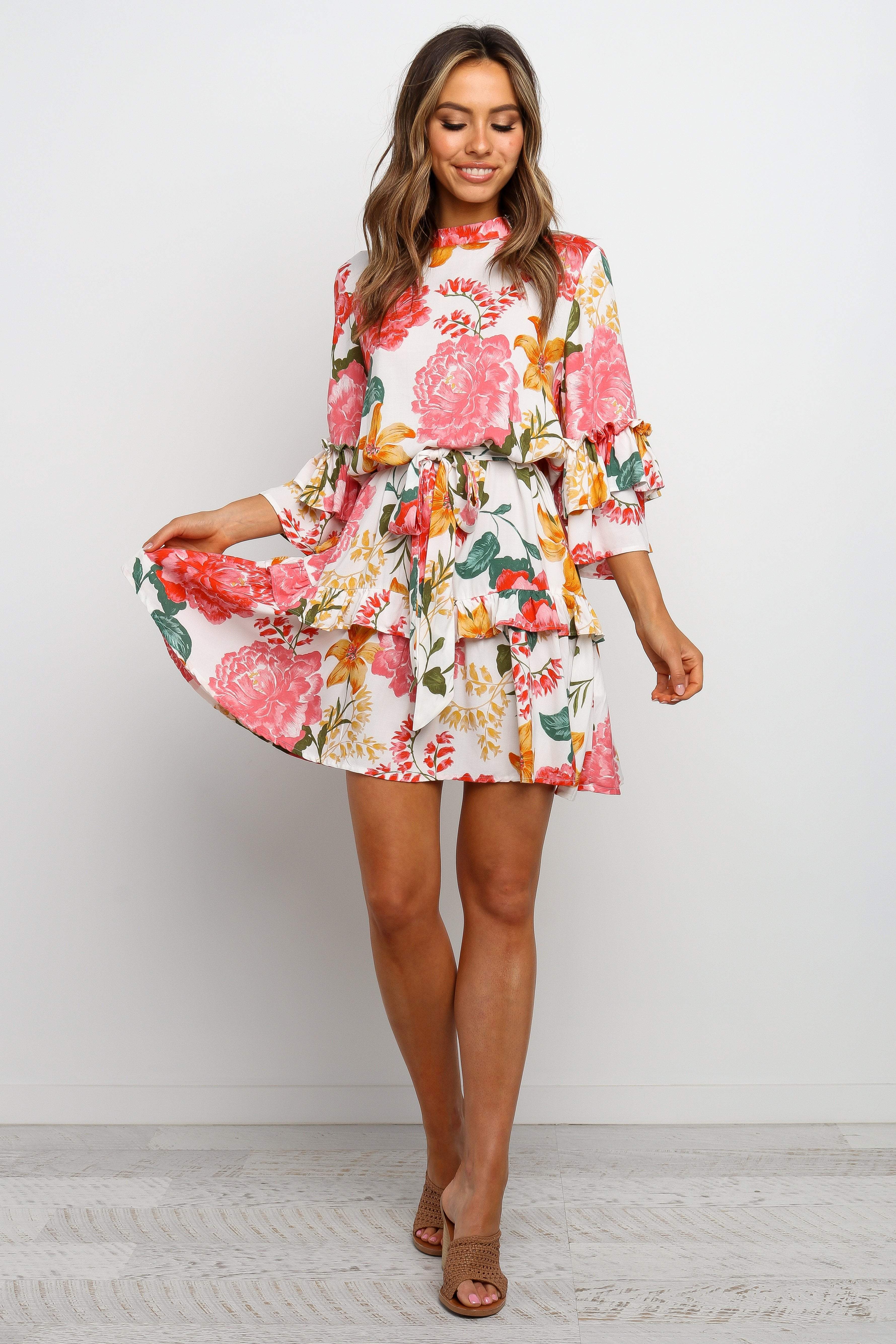 Peta Dress White