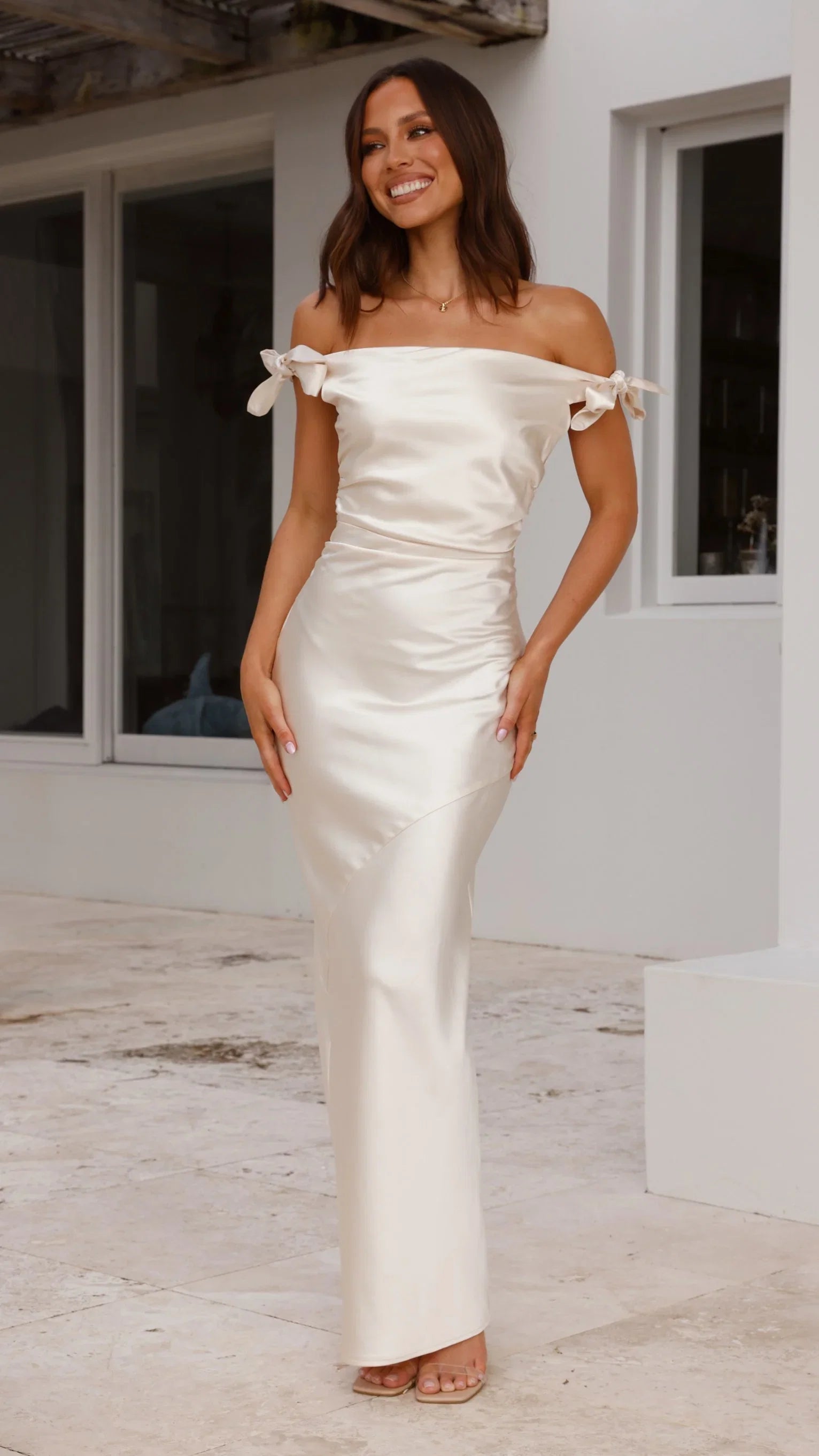 Frida Maxi Dress Champagne