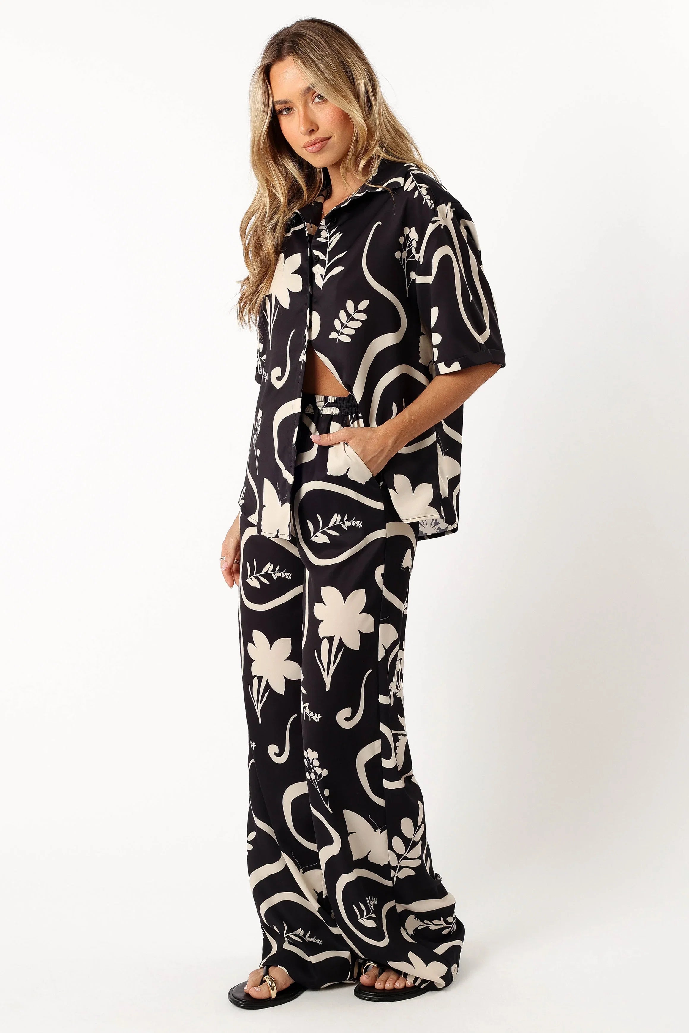 Leo Pant Black Sand