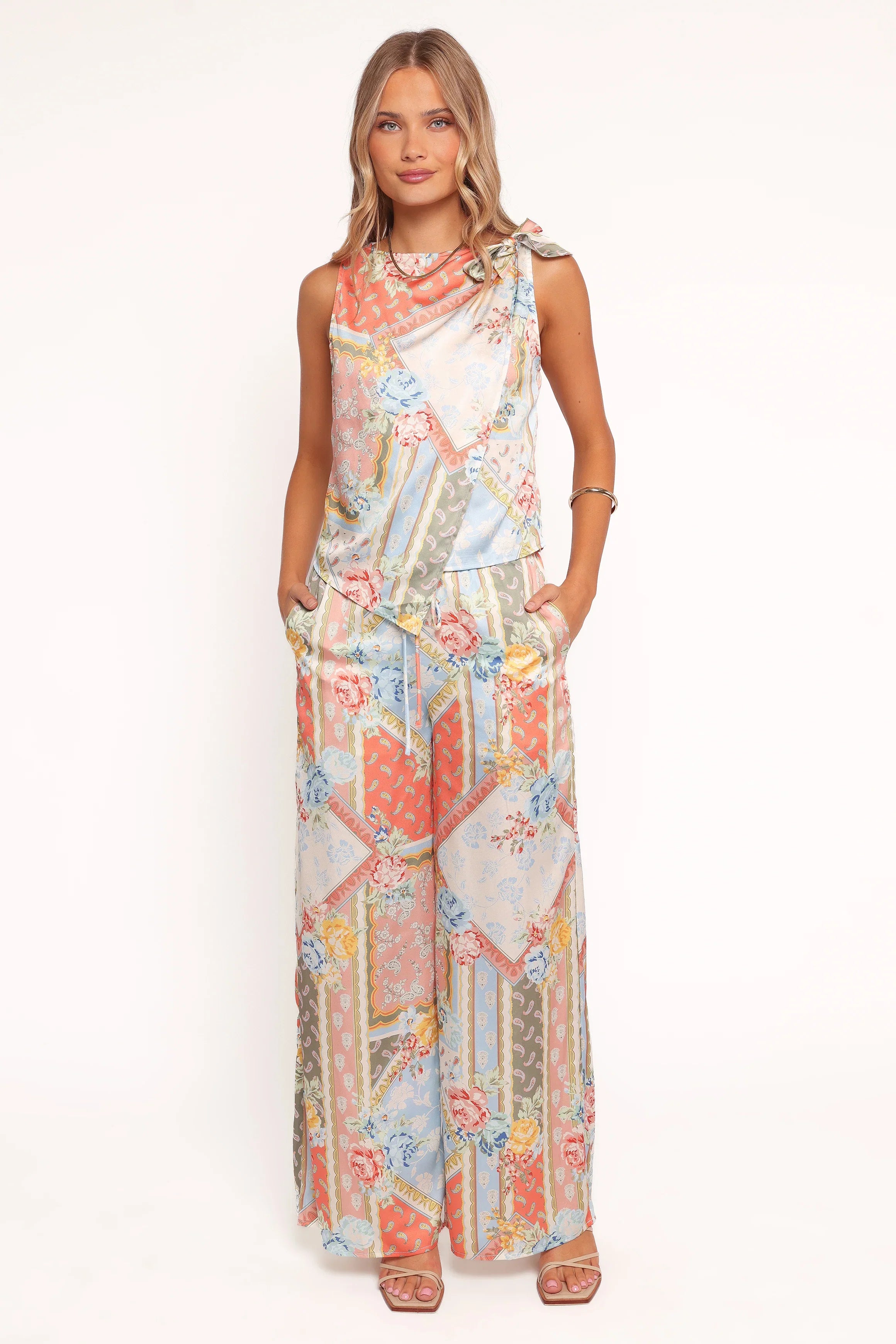 Charly Wide Leg Pant Bel Air Rose